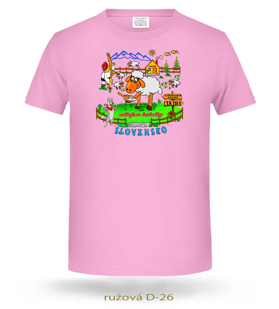 Tričká detské OVEČKY MILUJEM HALUŠKY